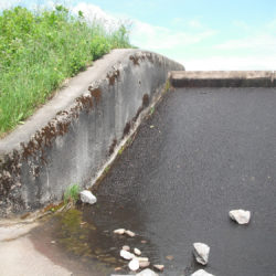 Spillway corrosion