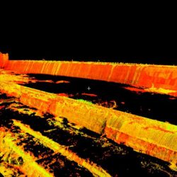 Crescent dam laser survey