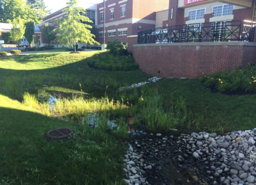 Saratoga Hospital drainage